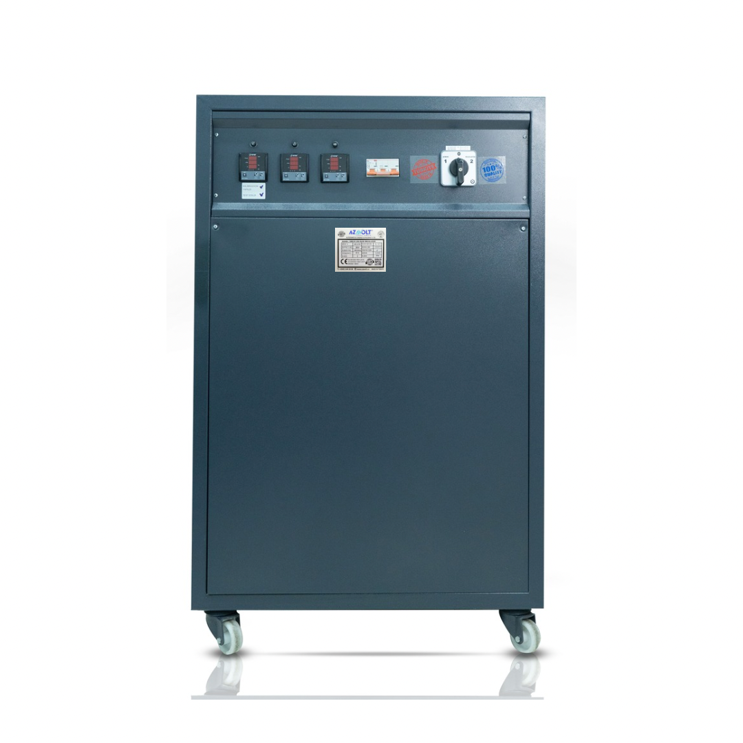 Uch fazali kuchlanish stabilizatori 120 kW 235/450V - 380V AZAVOLT