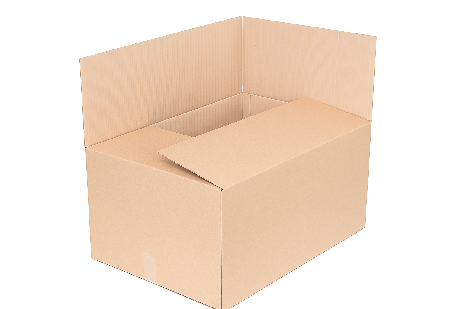 Большой картонный ящик