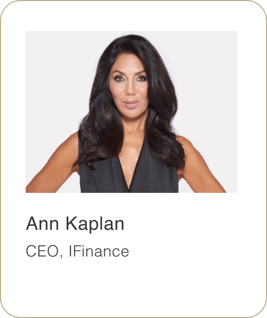 Ann Kaplan CEO, IFinance