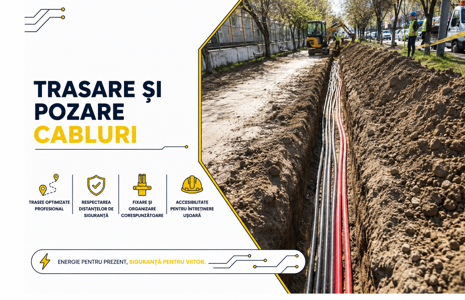 Trasare și Pozare Cabluri