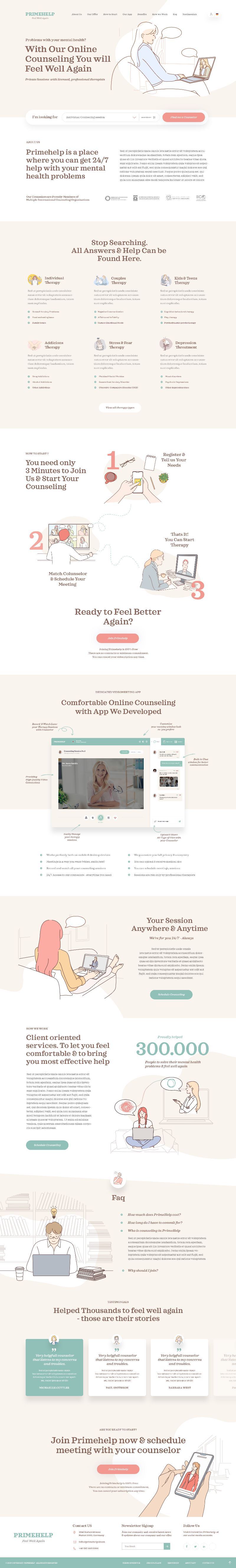 tetralab case primehelp website printscreen