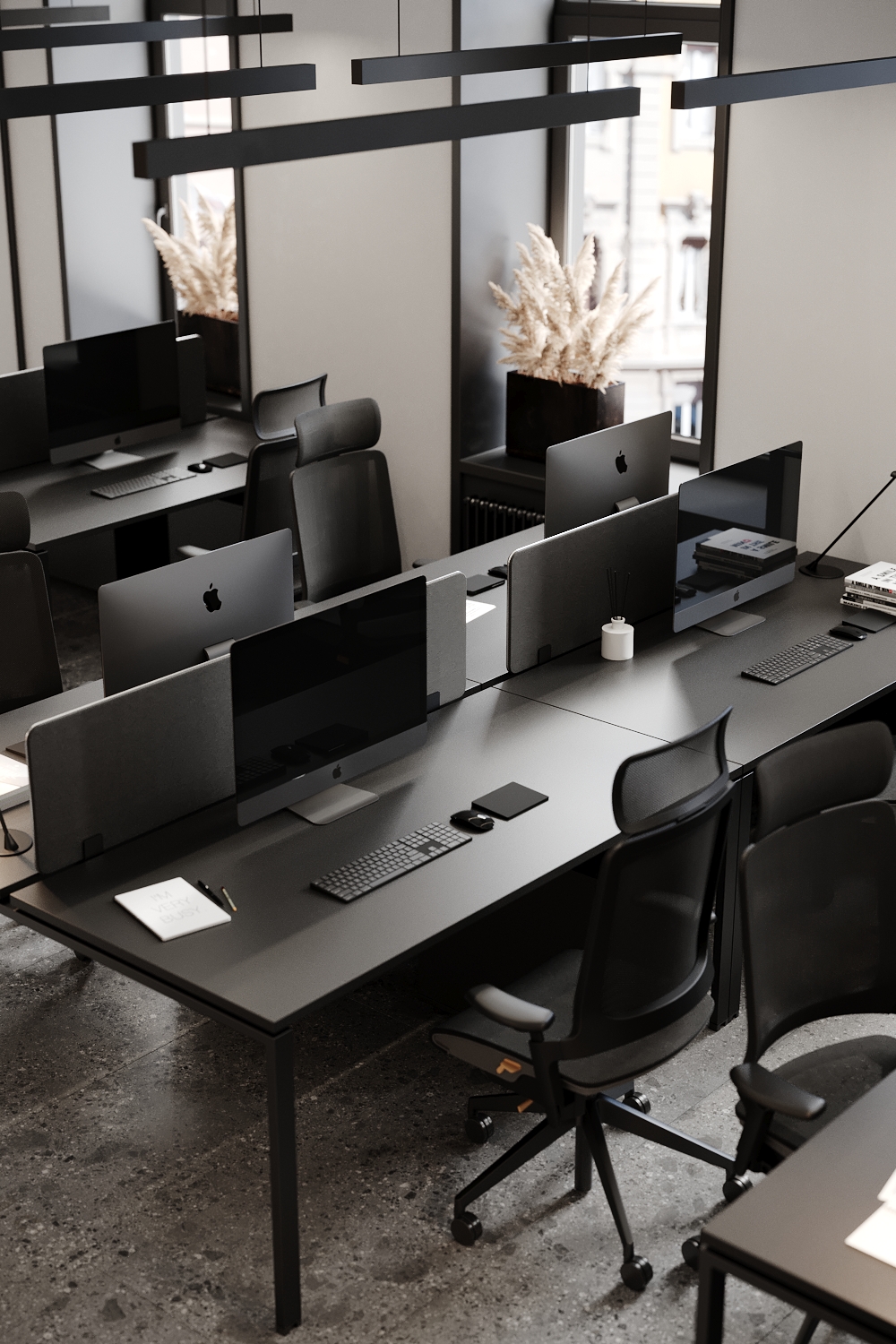 This modern office for a young IT company is located in the historic 