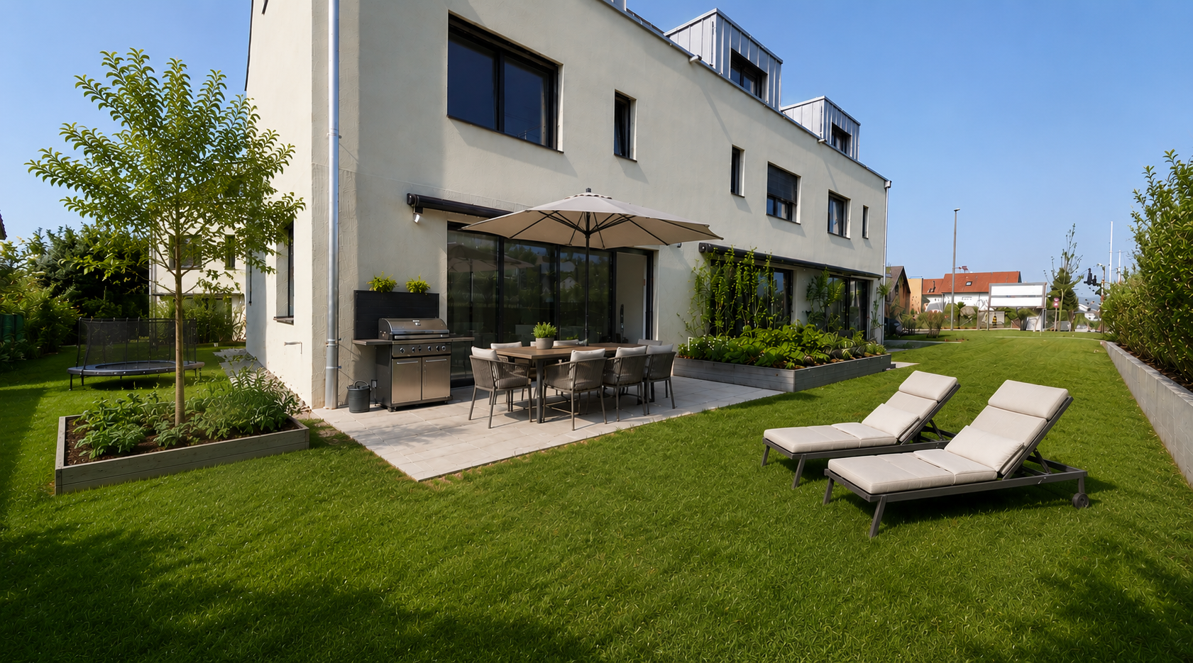 AI-Visualisierung Garten nach Umgestaltung