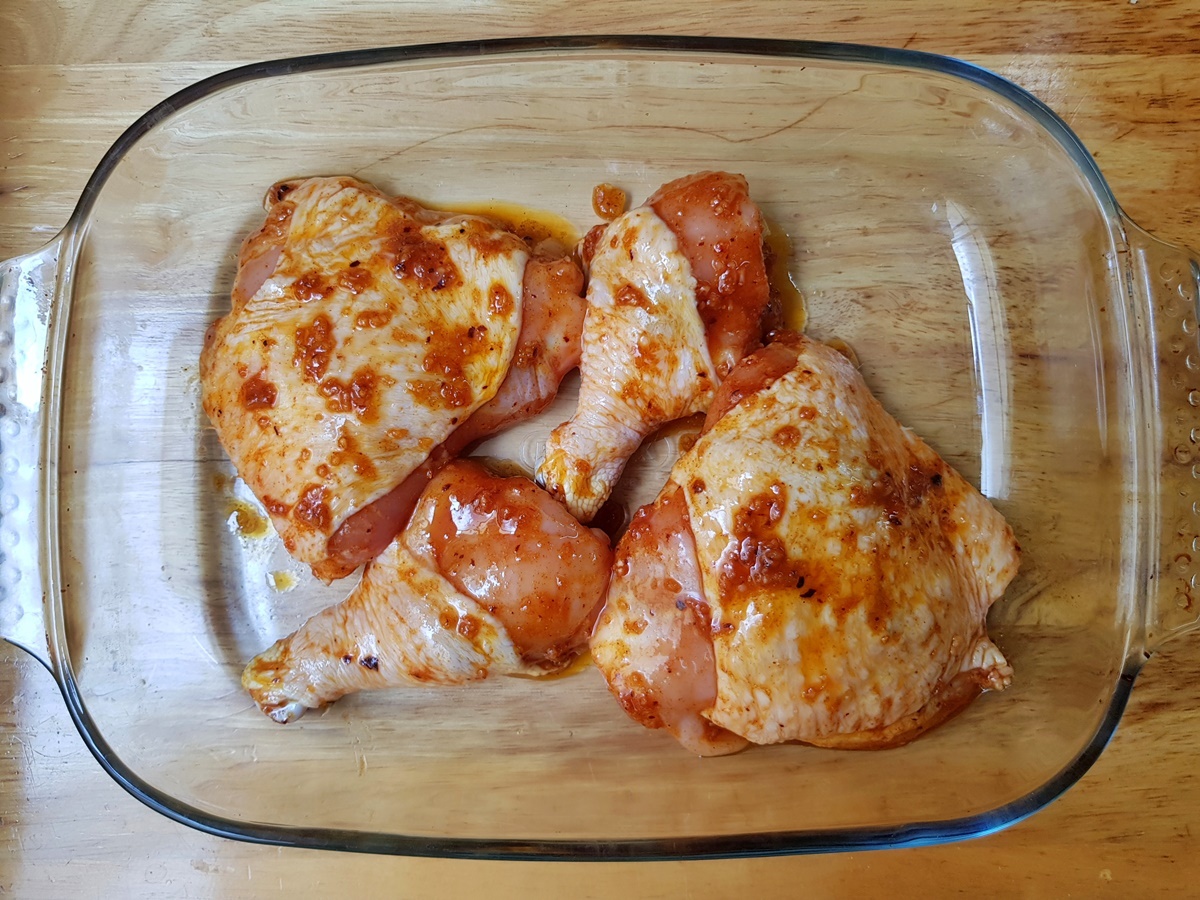 Куриные голени с макаронами, запечённые в духовке - рецепт автора Анна Двоеглазова
