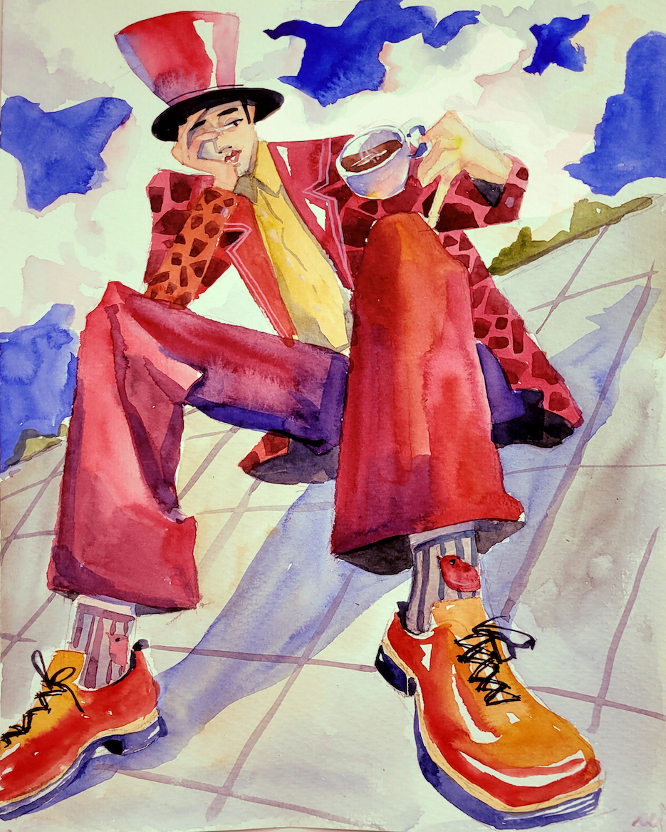 креативная акварель