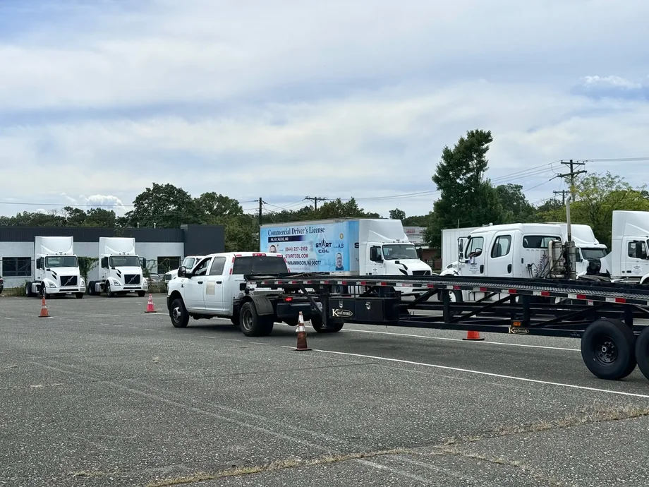 CDL-A training classroom with instructors and students