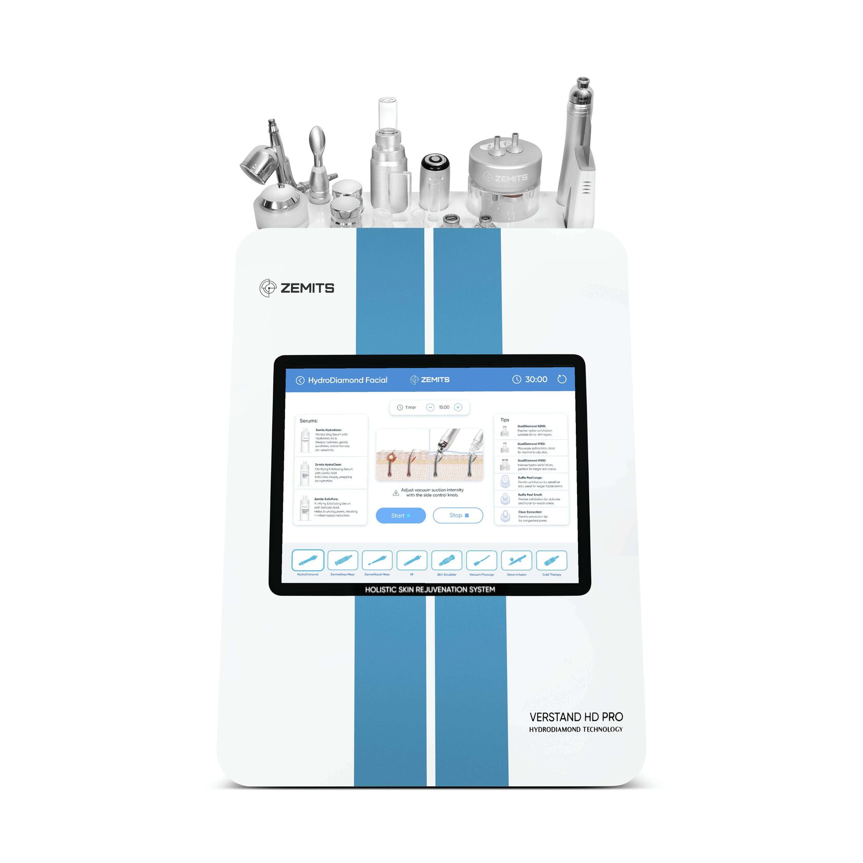 Zemits Verstand HD PRO 8-in-1 system with HydroDiamond