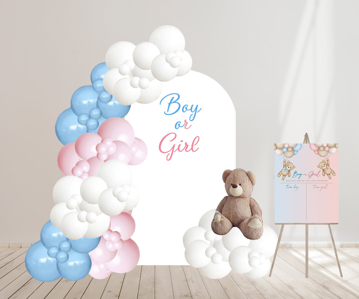 Gender party фотозона