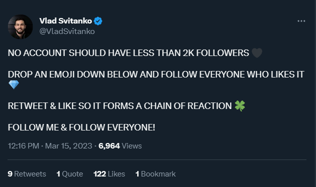 Vlad Svitanko's tweet