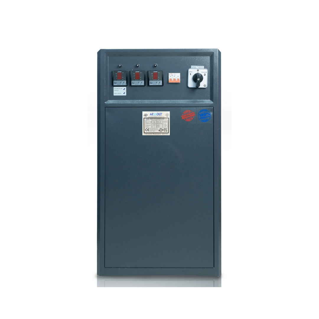 Uch fazali kuchlanish stabilizatori 30 kW 235/450V - 380V AZAVOLT