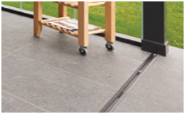 Розсувна система скління без порогу