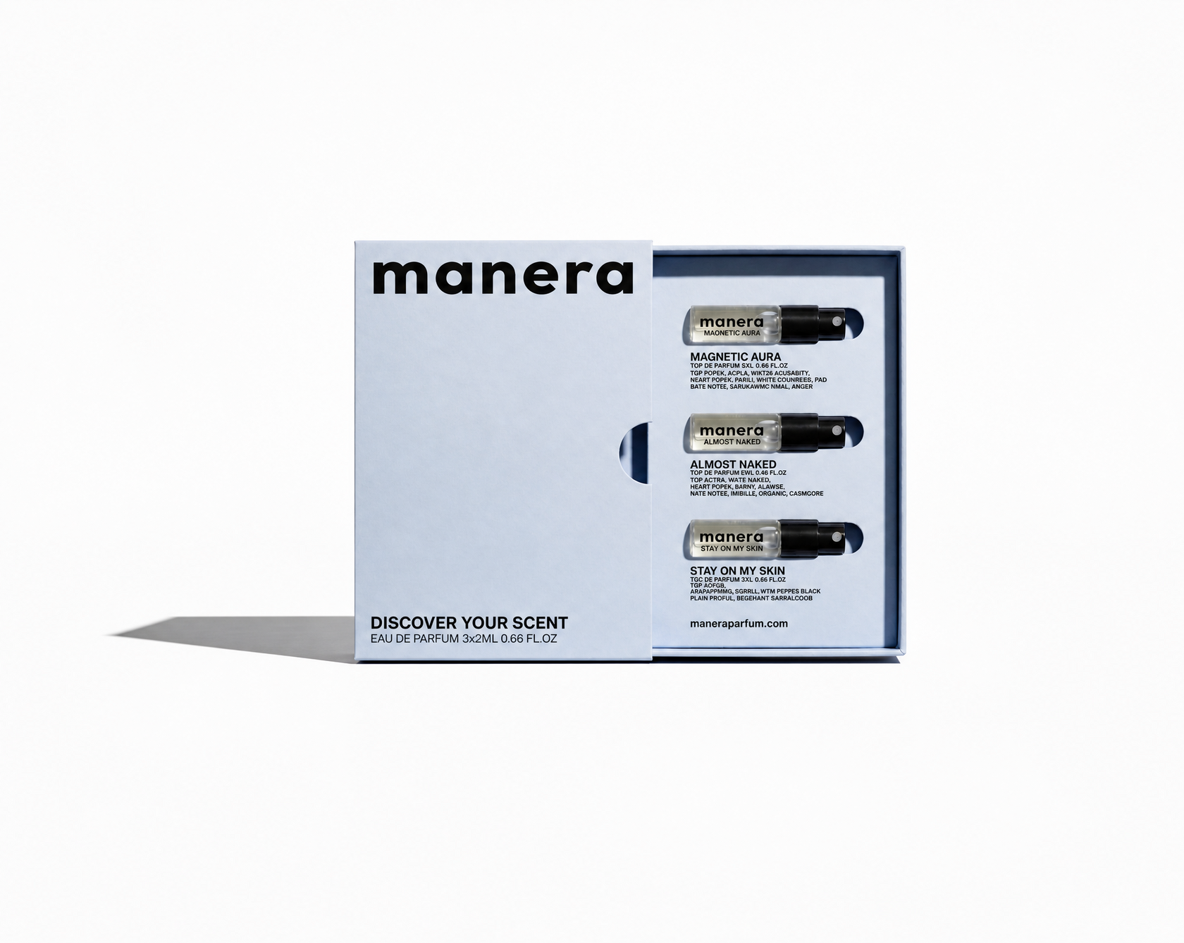 Discovery Set — три аромати Manera