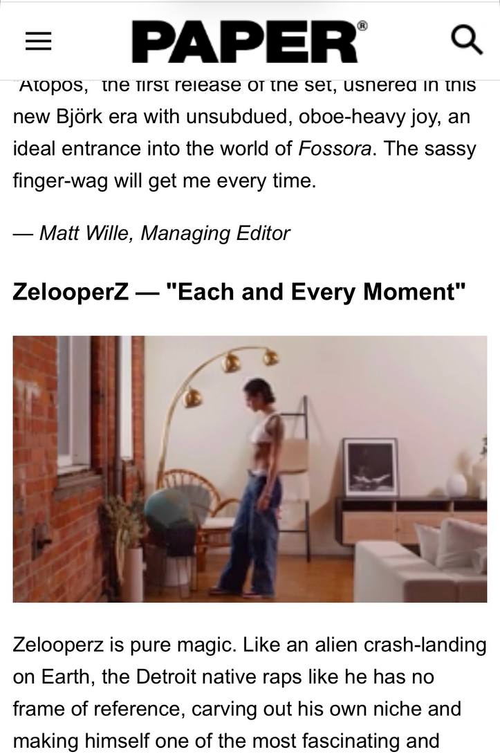 PAPER article screenshot
