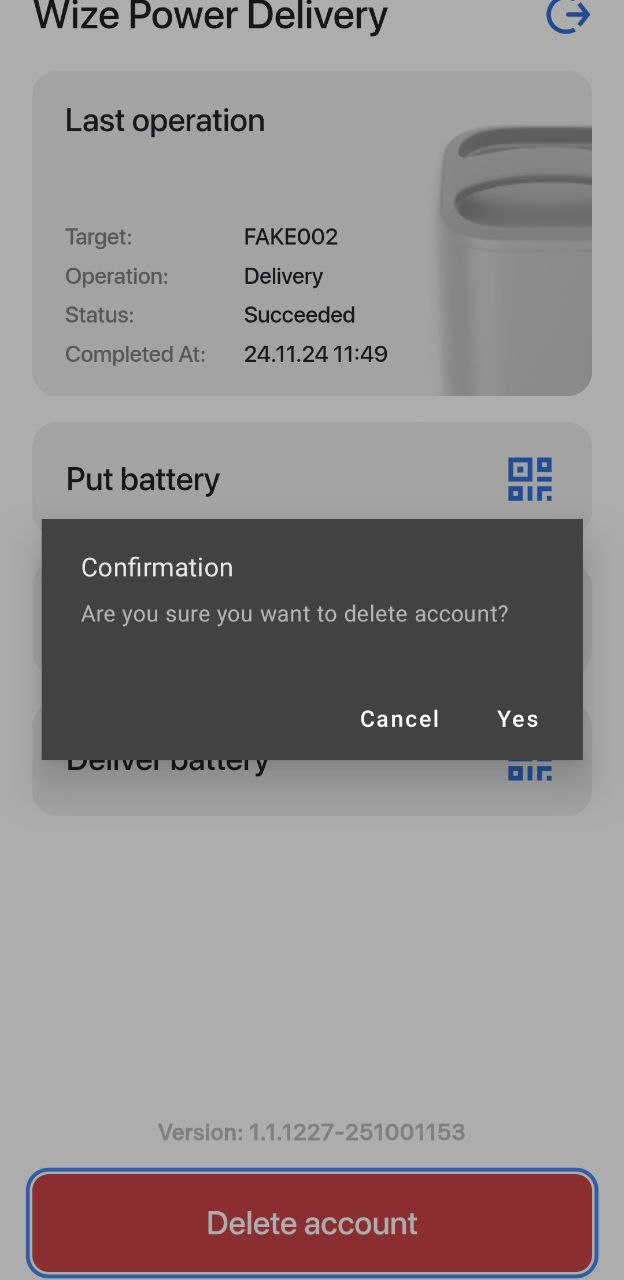 Step 2: Confirm Account Deletion