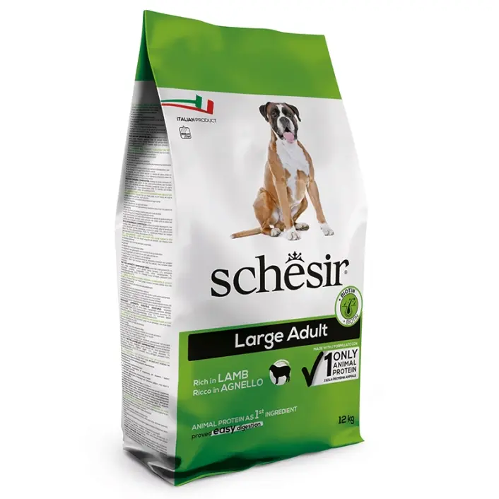 Schesir Dog Large Adult Lamb - монопротеїновий сухий корм з ягням