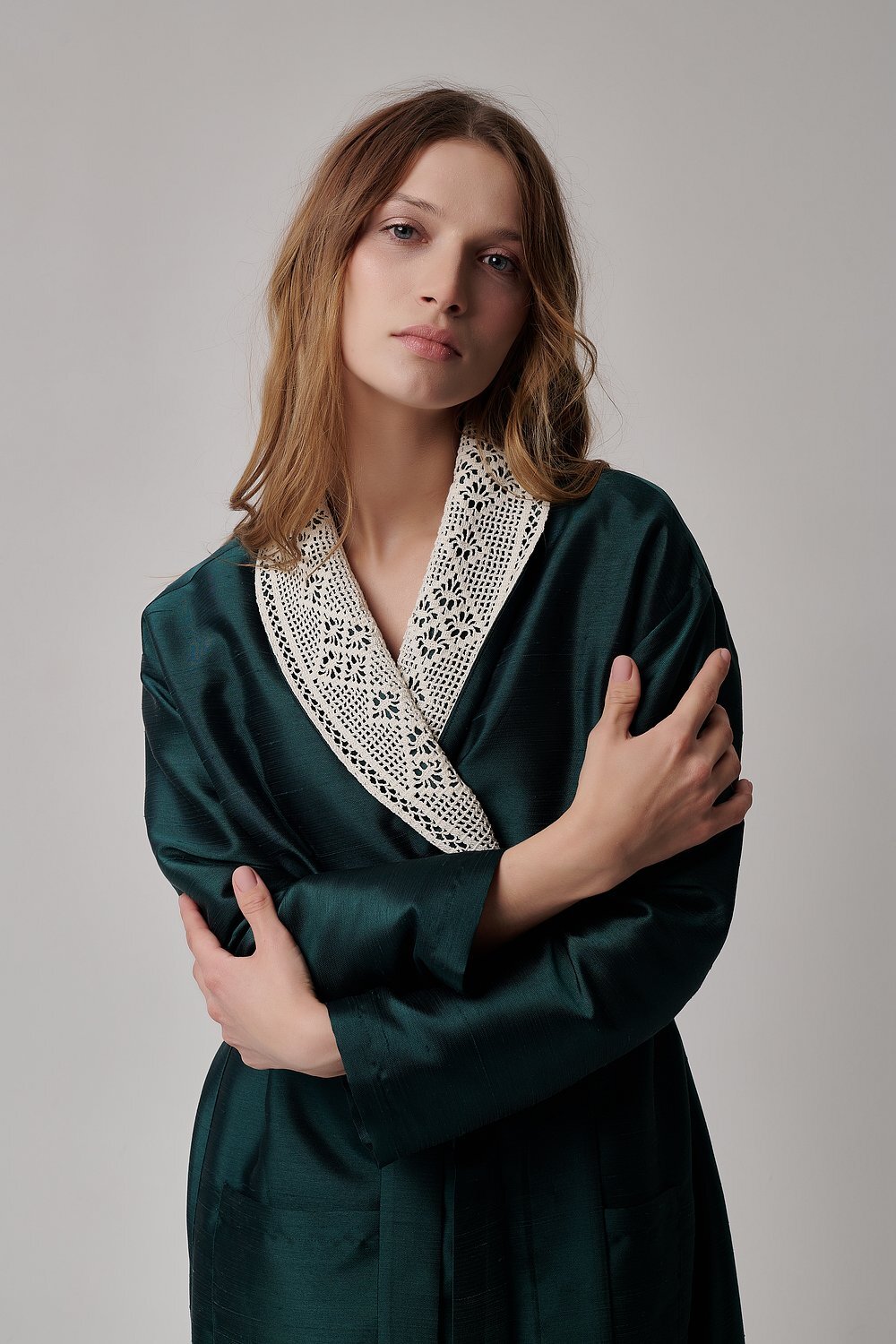 Халат из чесучи