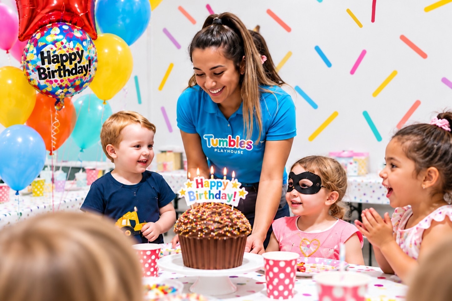 Birthday party at Tumbles Playhouse