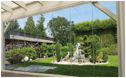 Безрамне скління до 20 панелей