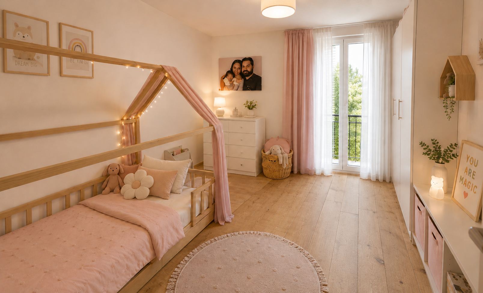 Kinderzimmer nach AI-Visualisierung