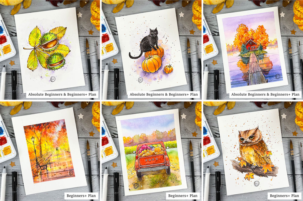 Art tutorials subscription Dream & Draw Art School