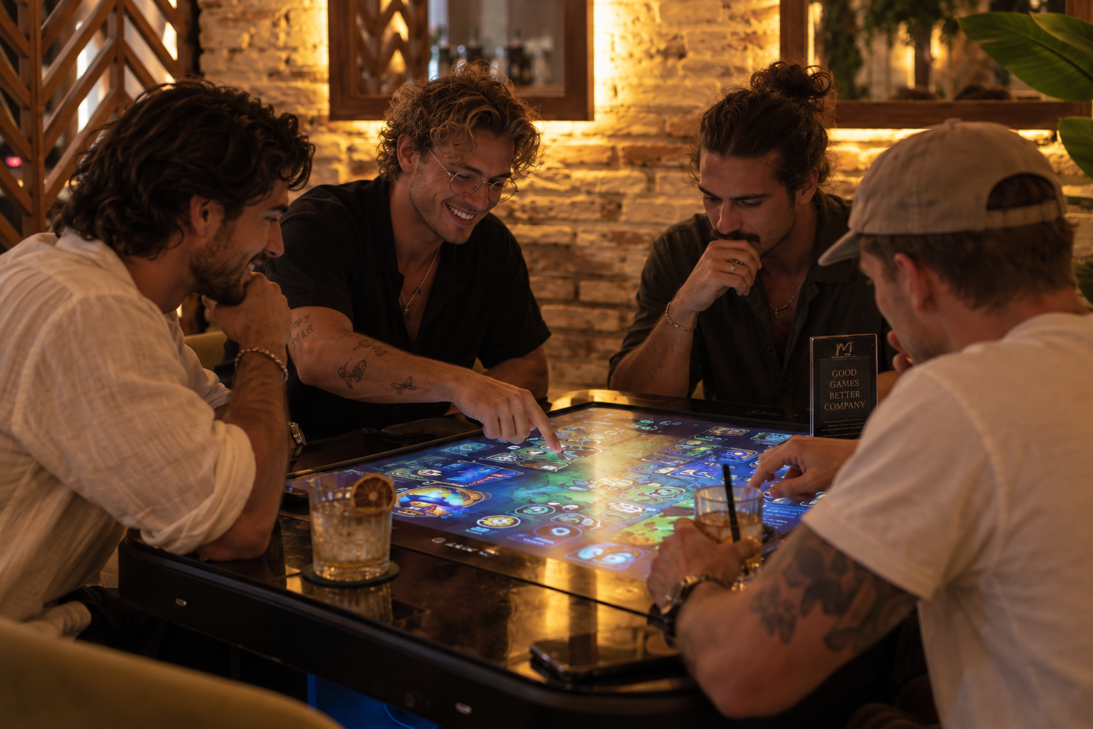 Social digital table games