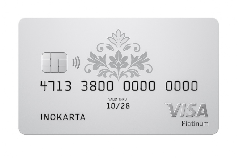 Visa Platinum — пример карты сервиса