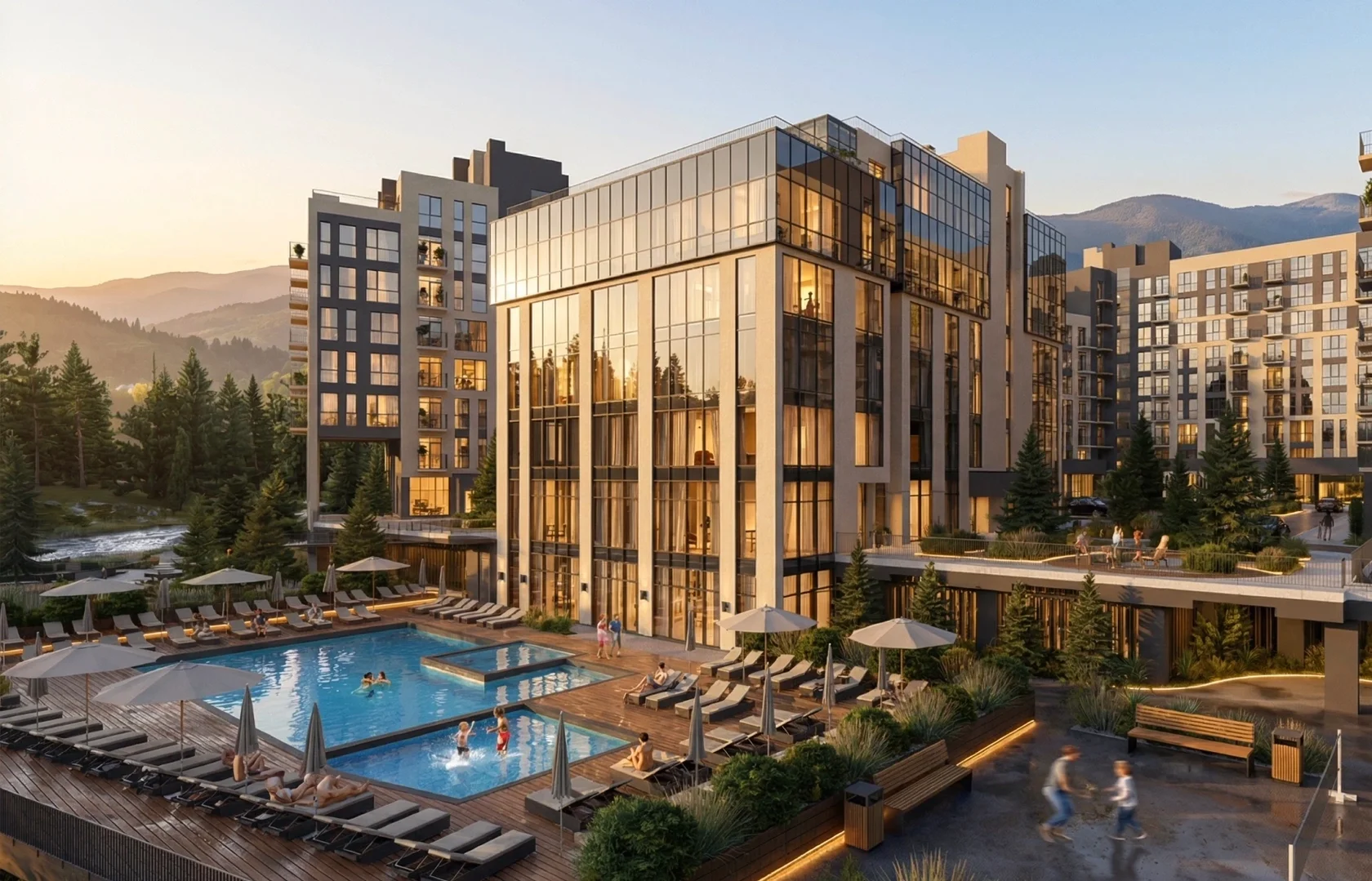 SKOGUR — главный вид комплекса