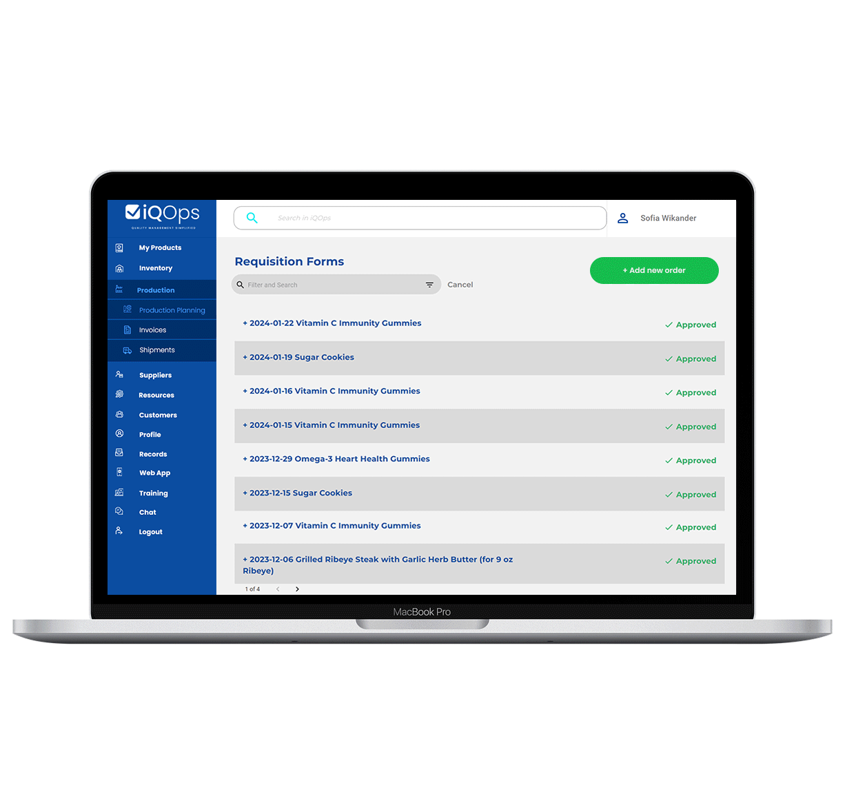 Iqops features production