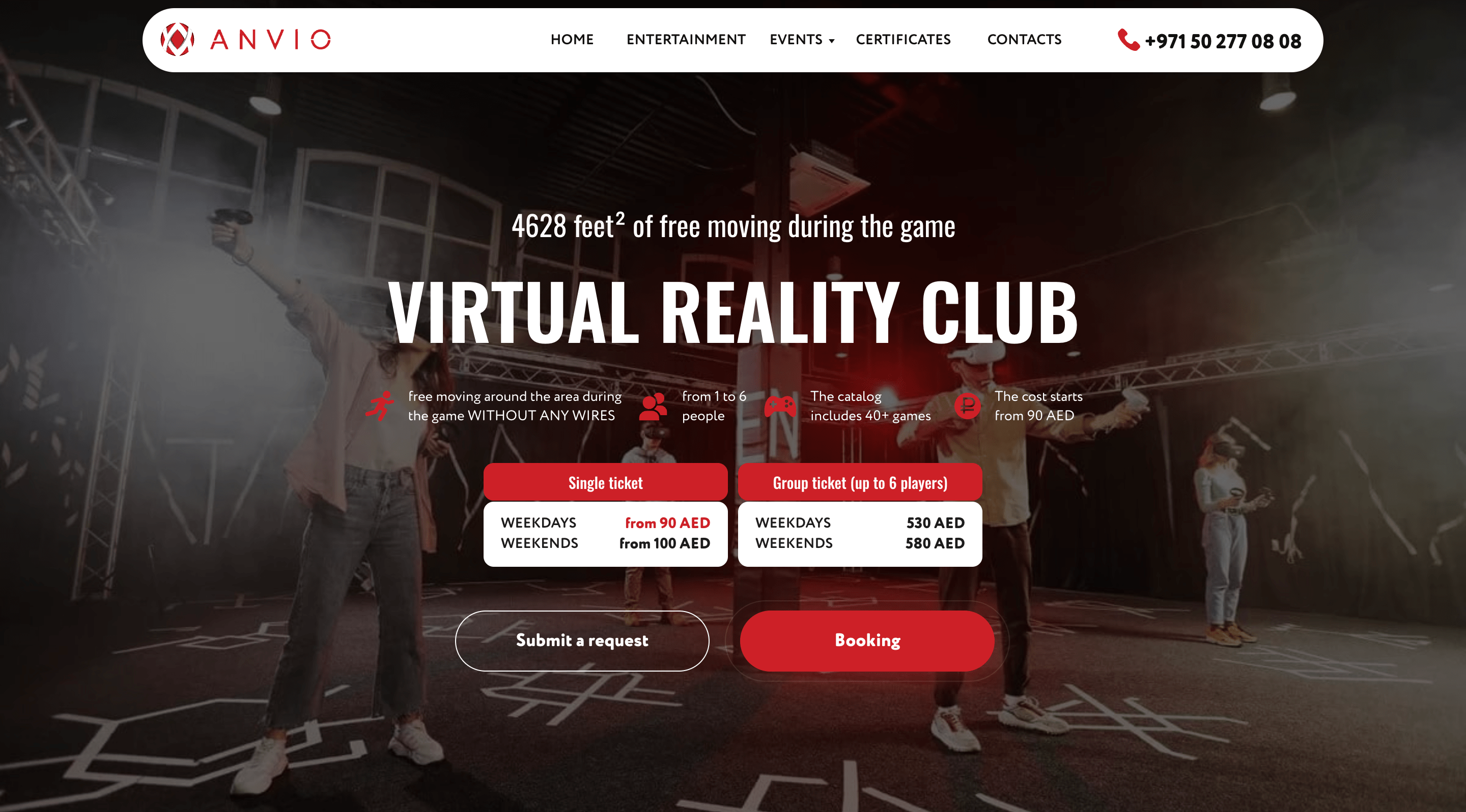 Virtual Reality in Dubai ANVIO VR Club
