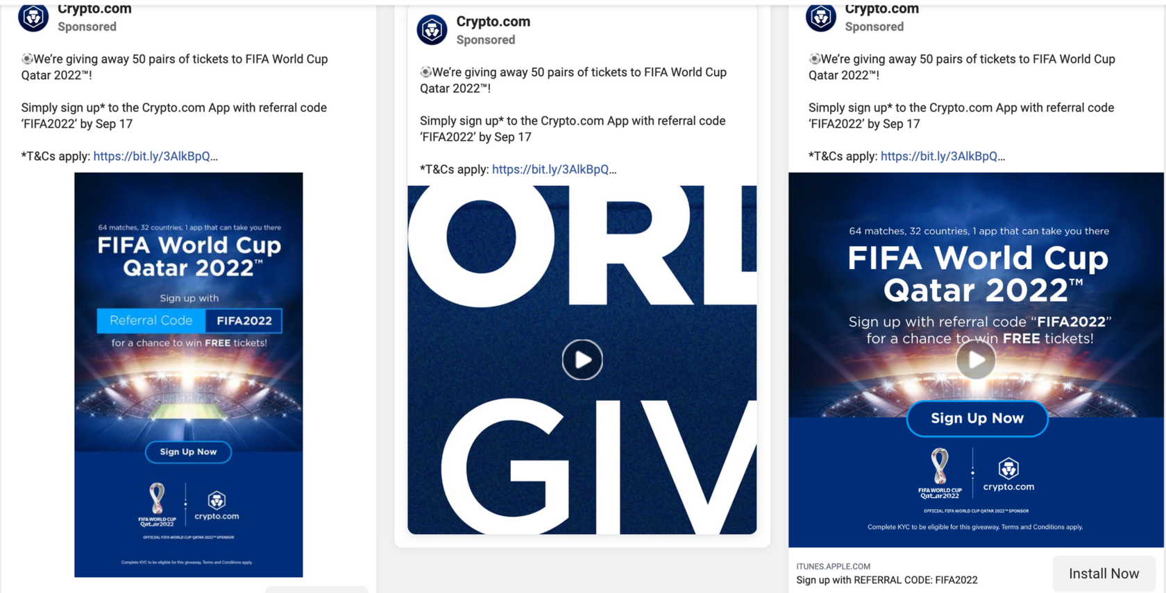 Crypto.com ads