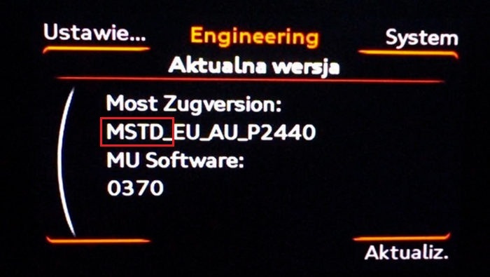 Audi A3 8V русификация