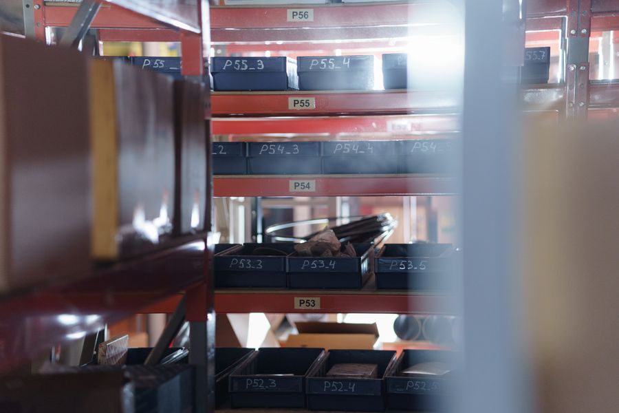 Spare parts warehouse — engine and mining truck spare parts supplied by IWH from Turkey to Kazakhstan