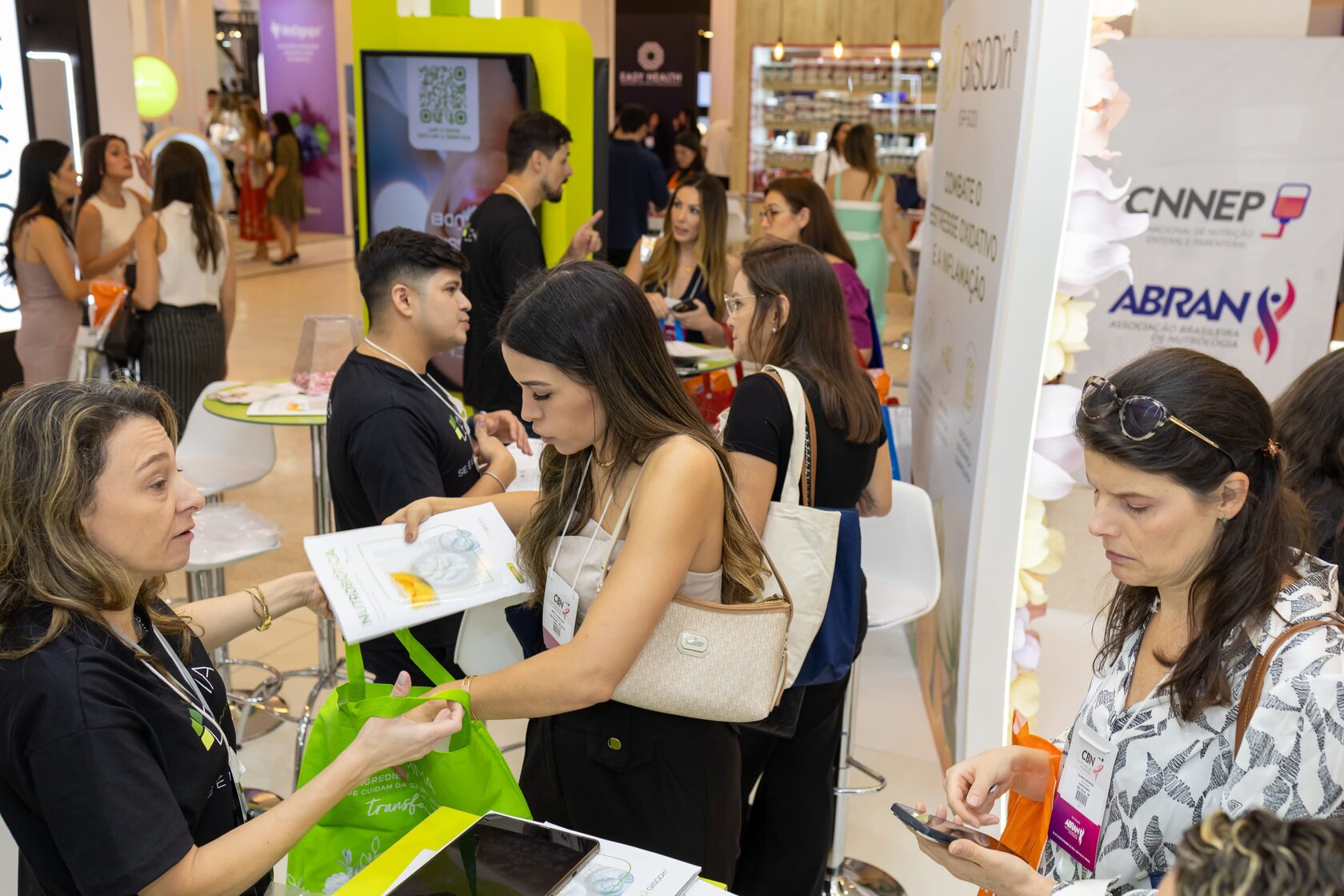 Imagem da LEMMA no evento do Congresso Brasileiro de Nutrologia junto com a Associação Brasileira de Nutrologia 