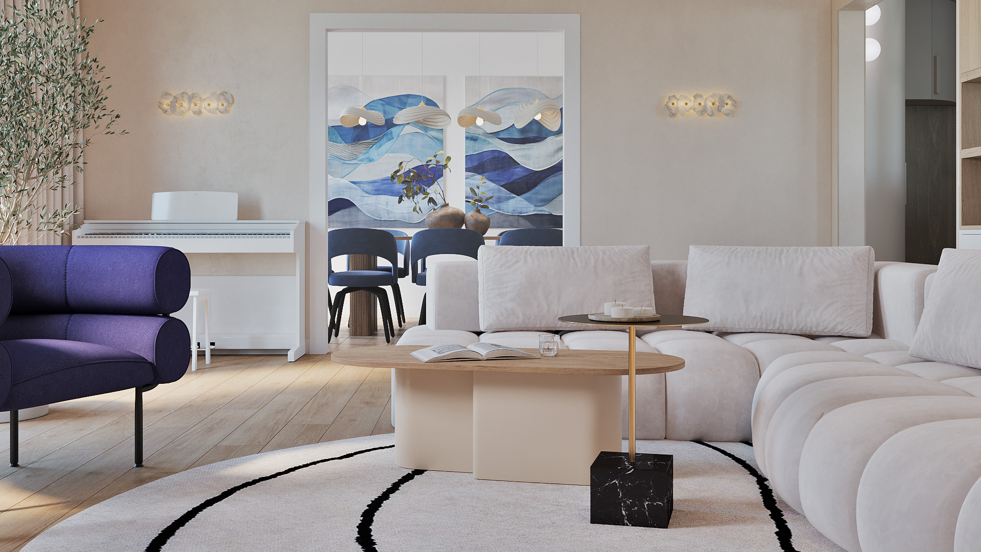 Intérieur maison moderne salon – Conseils de décoration pour un séjour ...