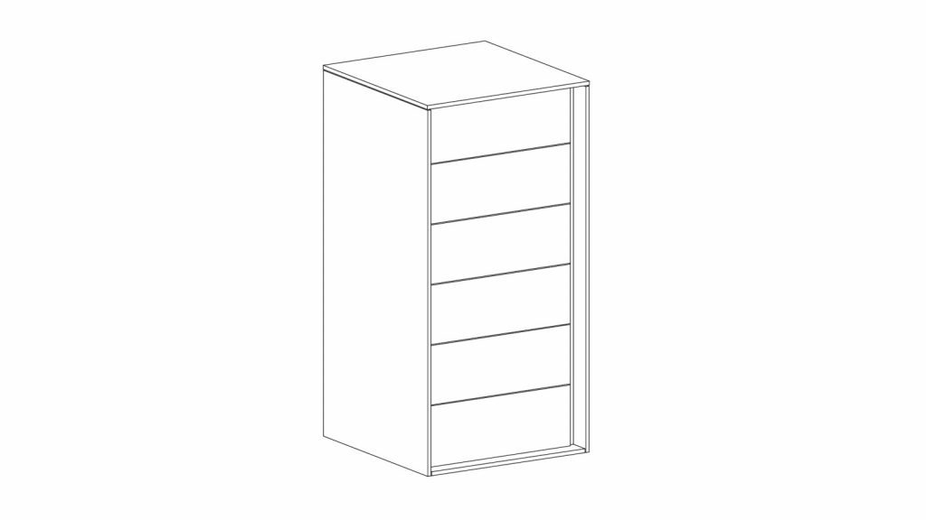 Заказать высокий комод для спальни в Киеве