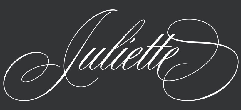 Free demo font - Juliette script by Blessed Print