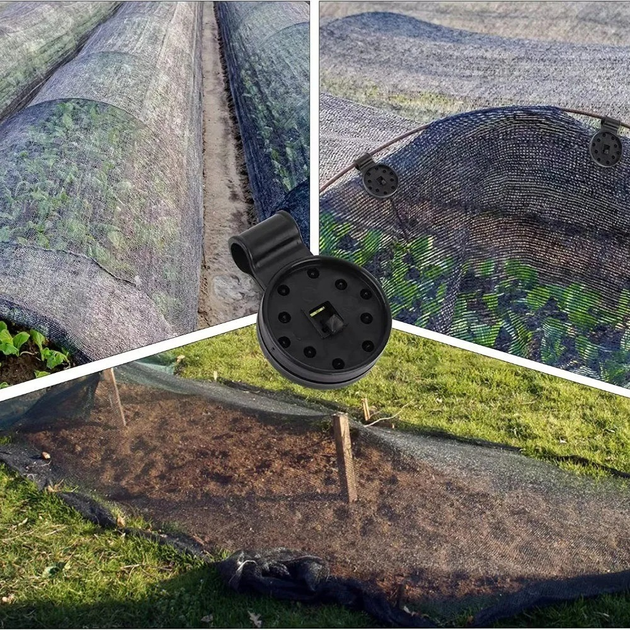 Пластикові кліпси для кріплення затінюючої сітки