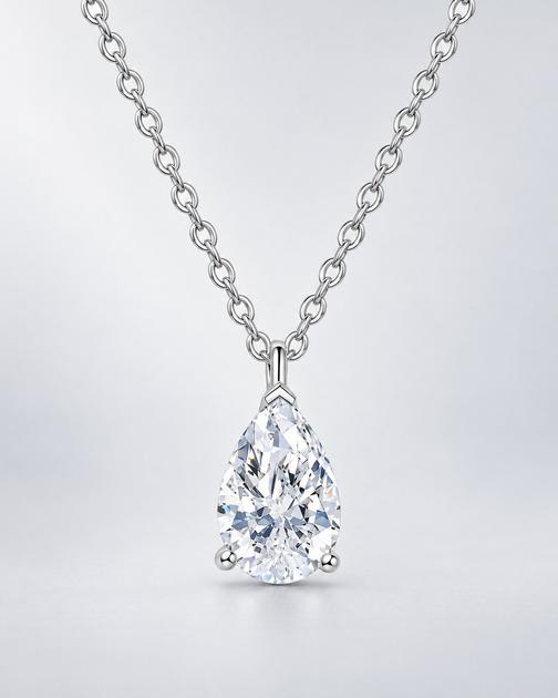 Solitaire Pear VVS1
