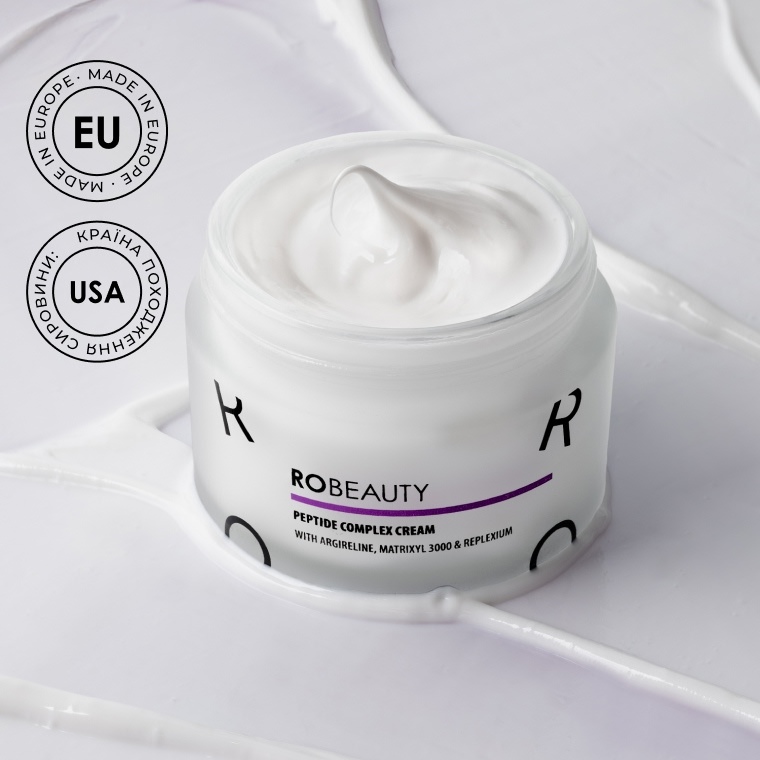 Peptide Complex Cream ROBEAUTY, пептидний крем зі спікулами, 50 мл