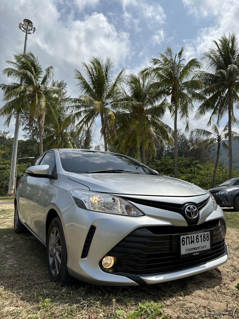 Toyota Vios for rent in Phuket, good condition, economy use of gasolin