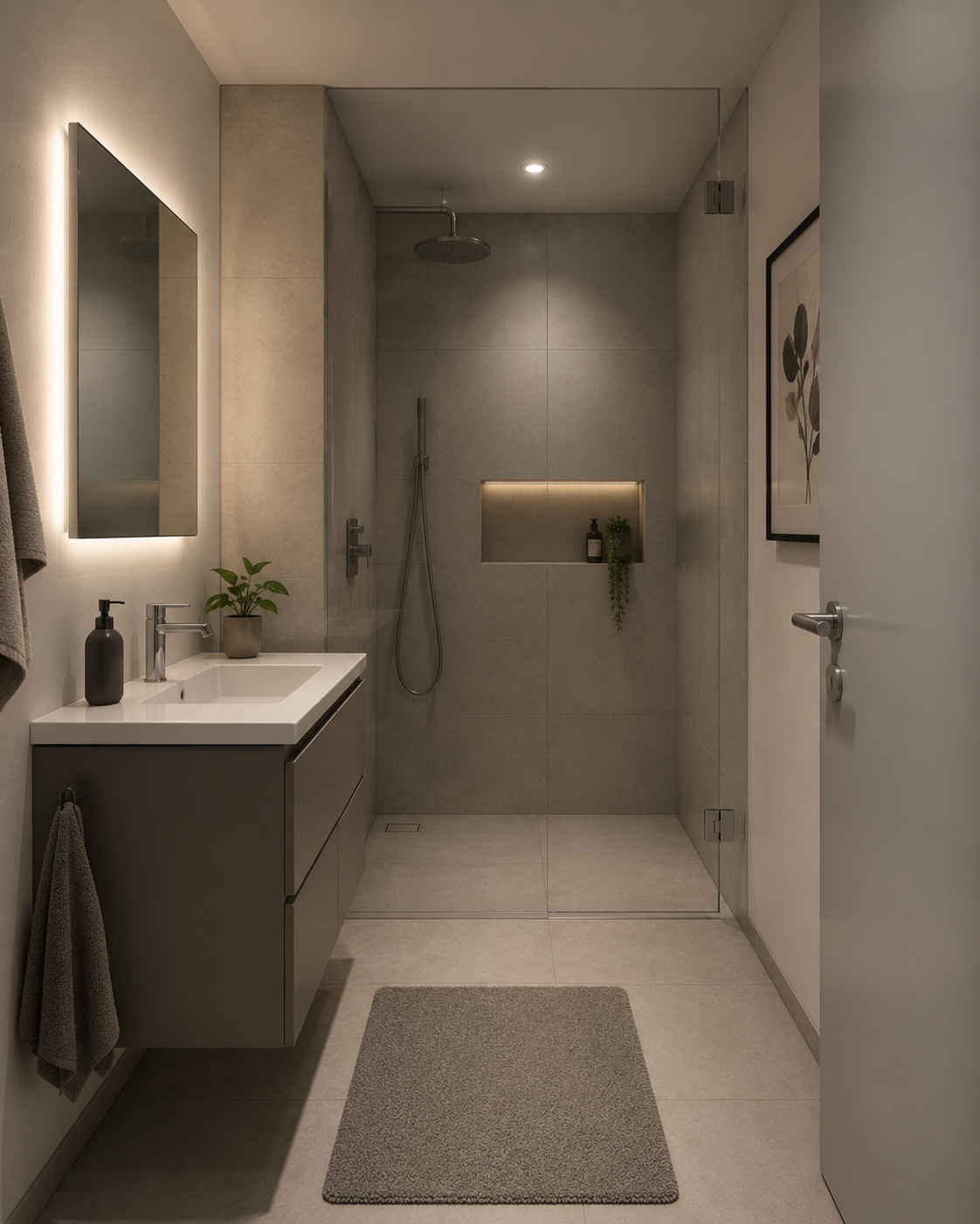 AI-Visualisierung Badezimmer nach Umgestaltung
