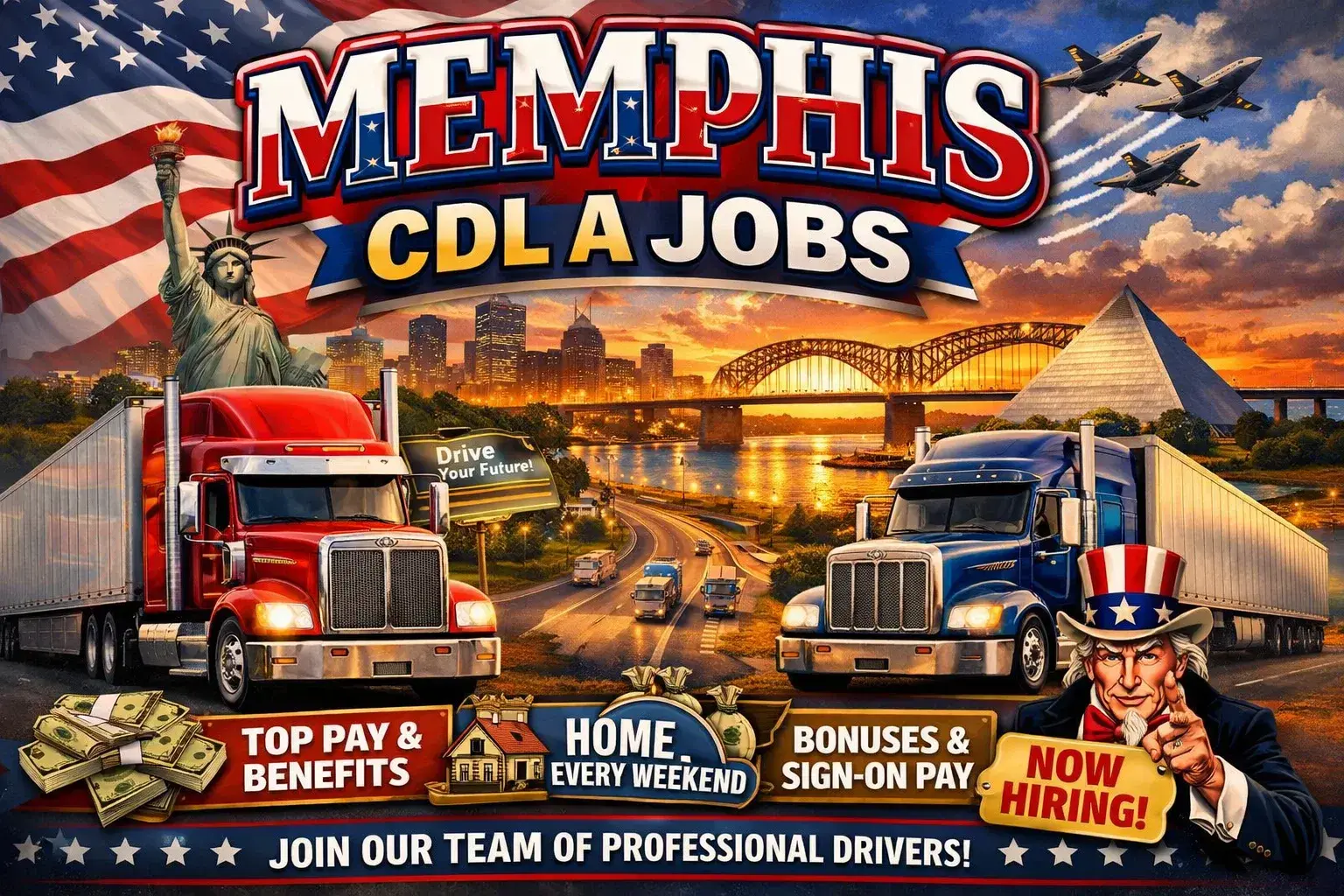 CDL-A Truck Driving Jobs in Memphis, TN