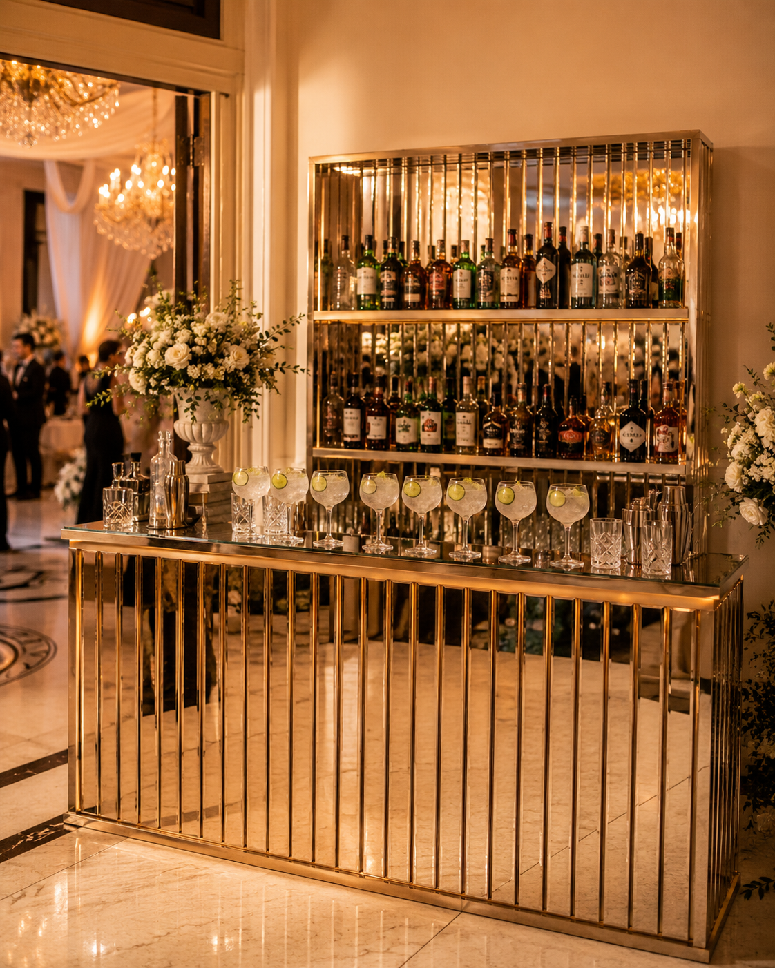 Bar elegant pentru nuntă și cumătrie