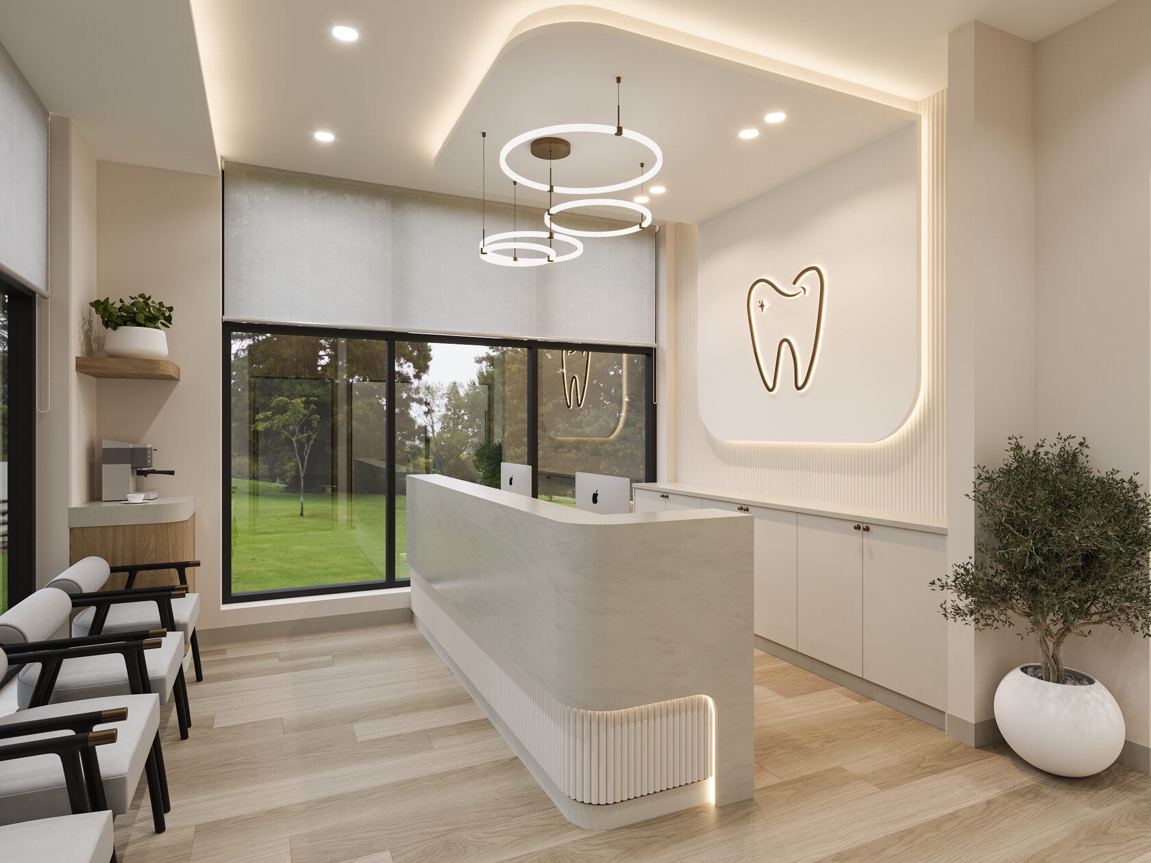INTERIOR DESIGN OF DENTAL CLINIC MAYFIELD DENTAL OFFICE