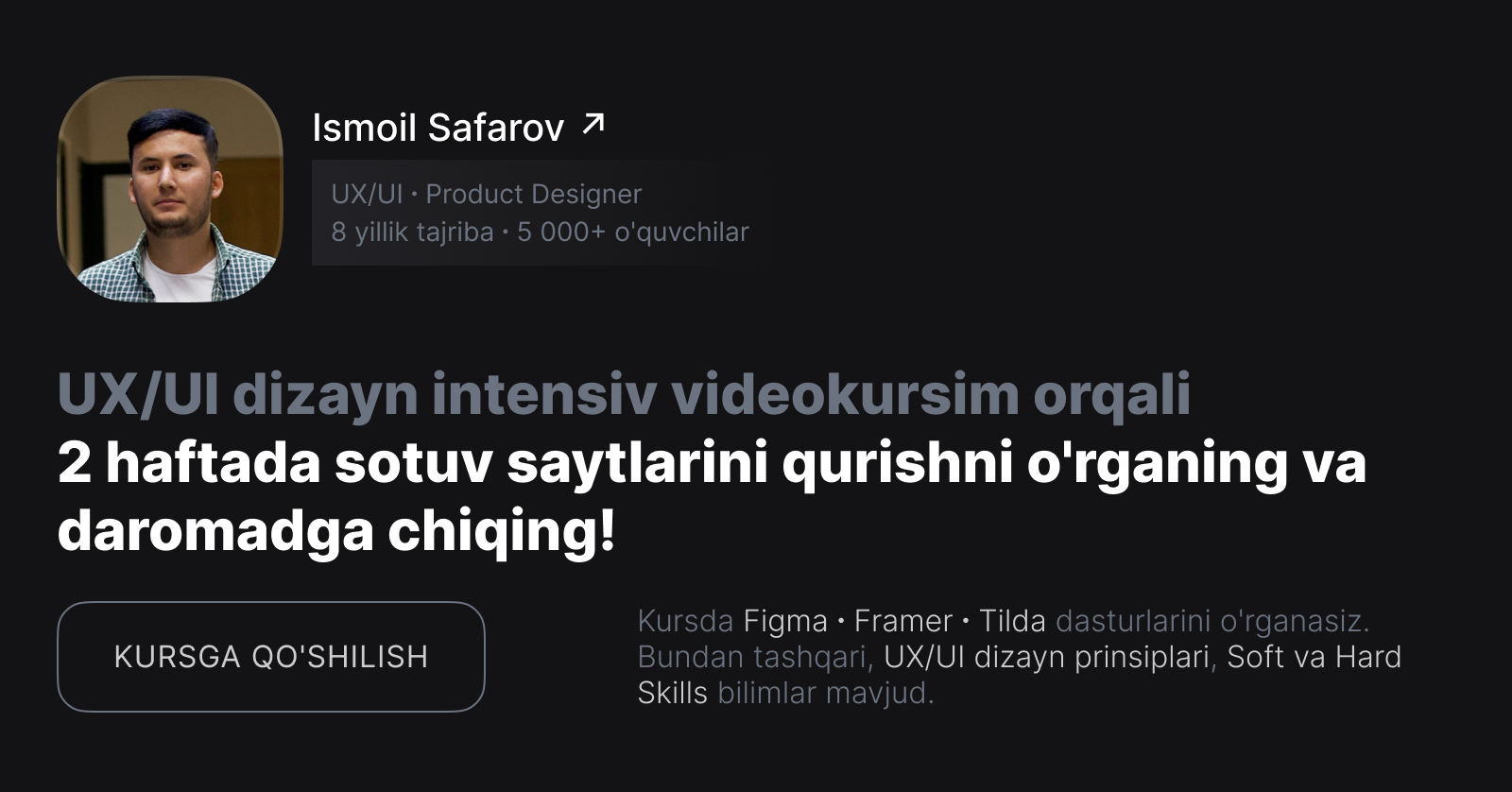 Veb-dizayn intensiv videokurs