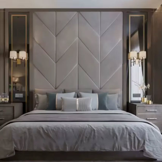 Custom upholstered bedroom furniture by ABJ