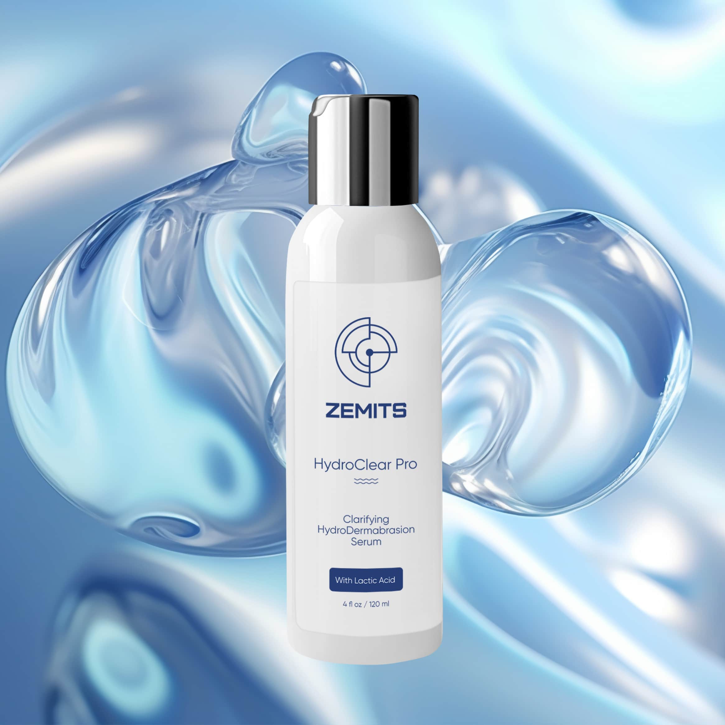 Zemits HydroClear Pro Clarifying HydroDermabrasion Serum with Lactic ...