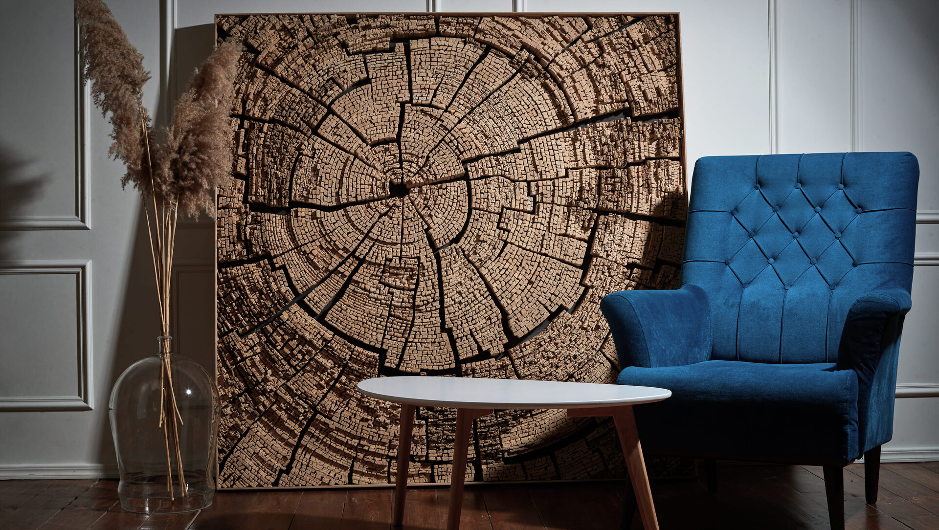 Wood Wall Decor by Tor Design - Nature Influence work: Rays of the three