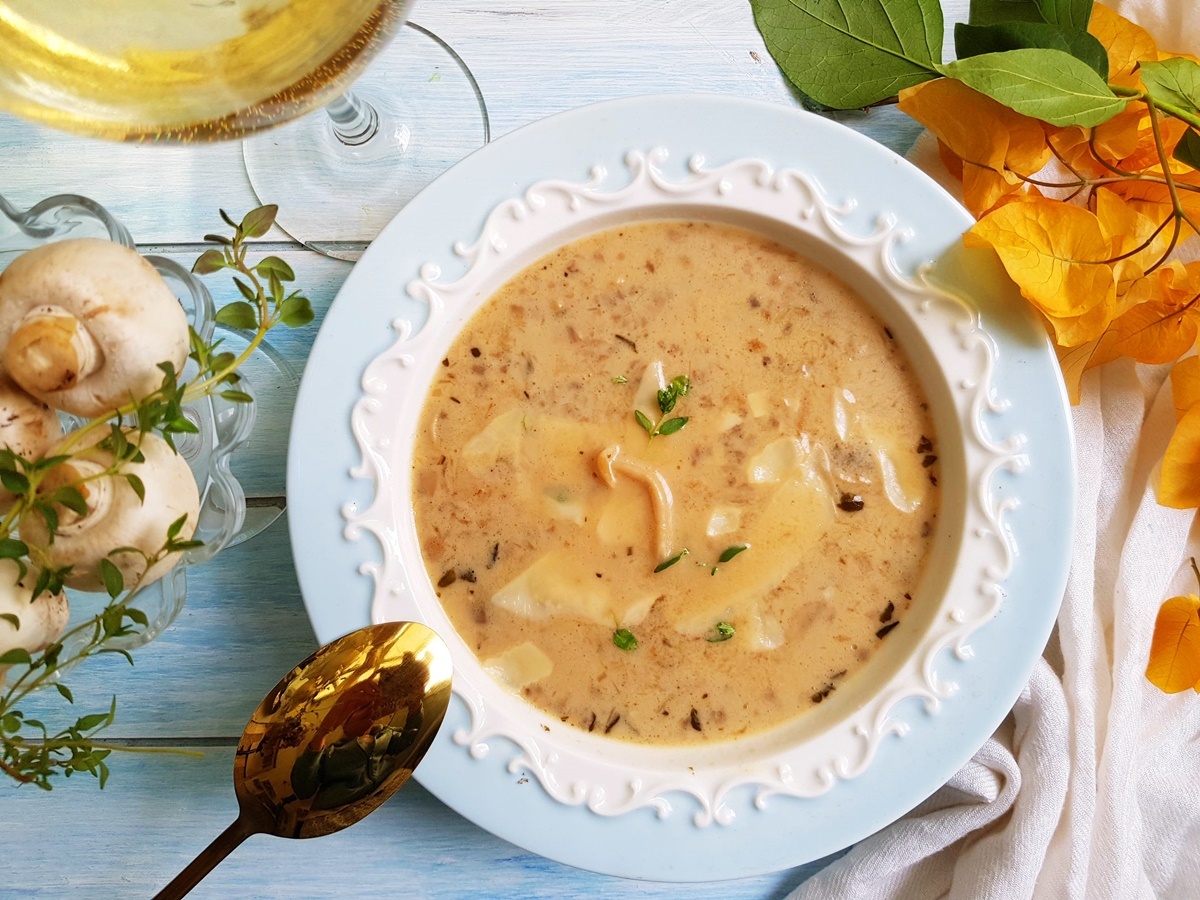 Суп с белыми грибами и сливками - пошаговый рецепт с фото на Готовим дома