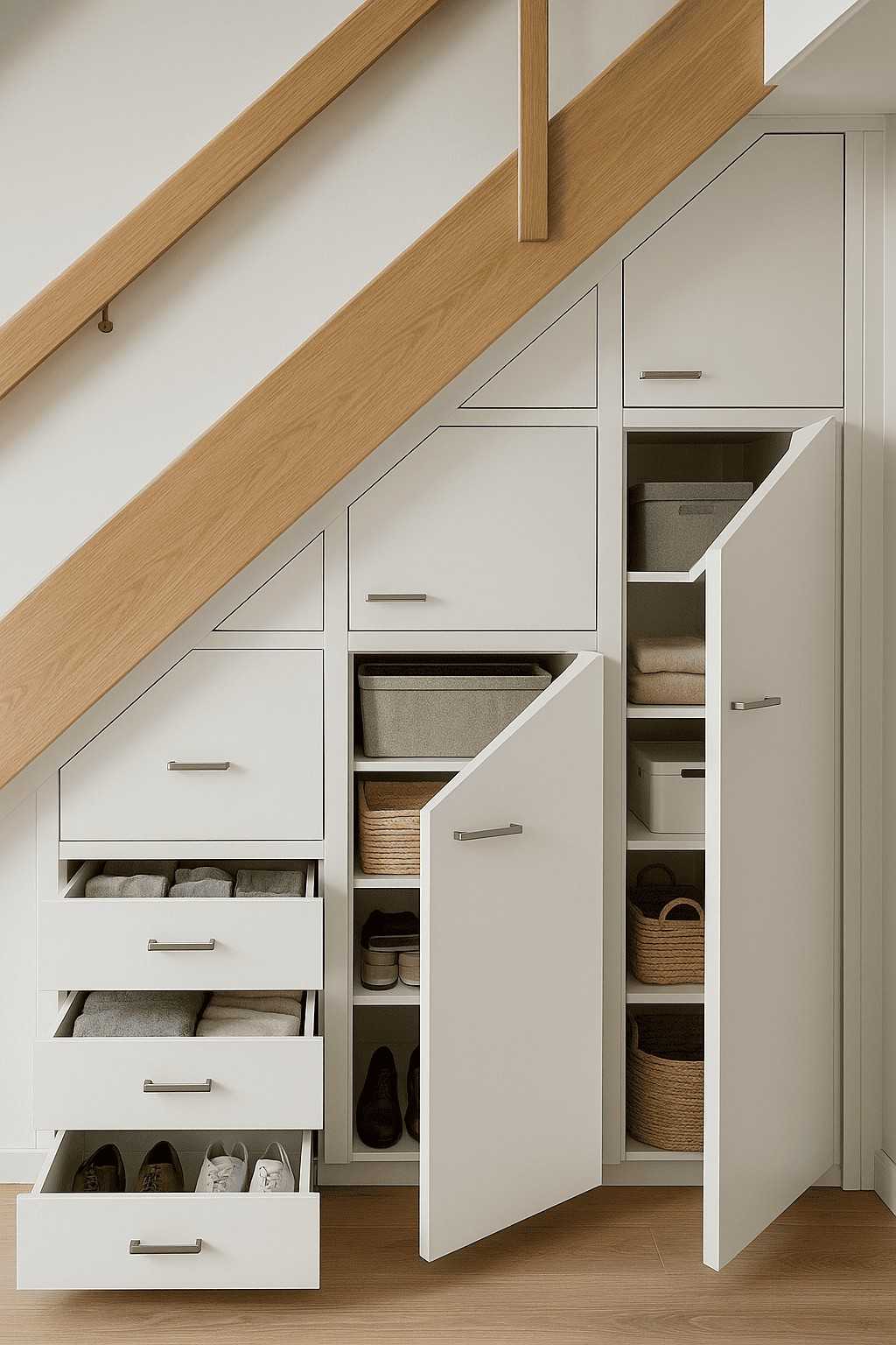 Under Stairs and Alcove Storage Solutions
